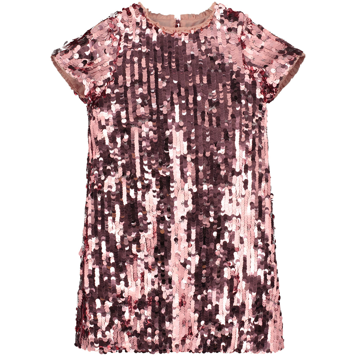 Girls Party Dress Coco Sequin Blush Pink | Holly Hastie London