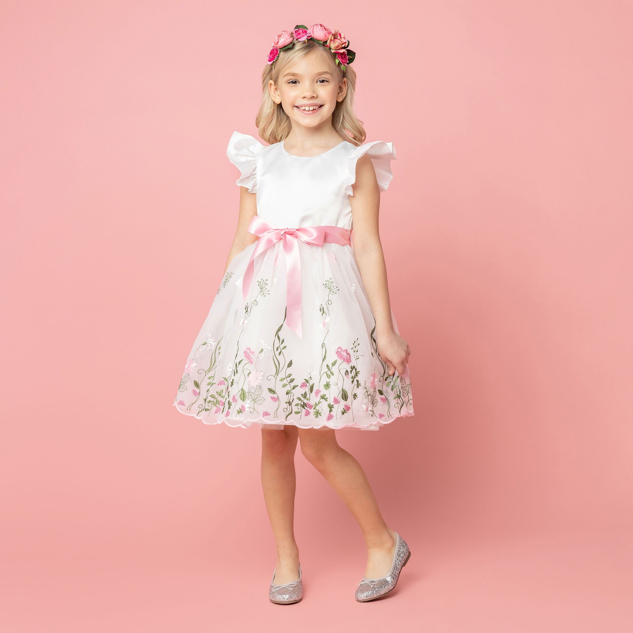 Adrienne Birthday Princess Dress - Miele Moda Luxury Fashion