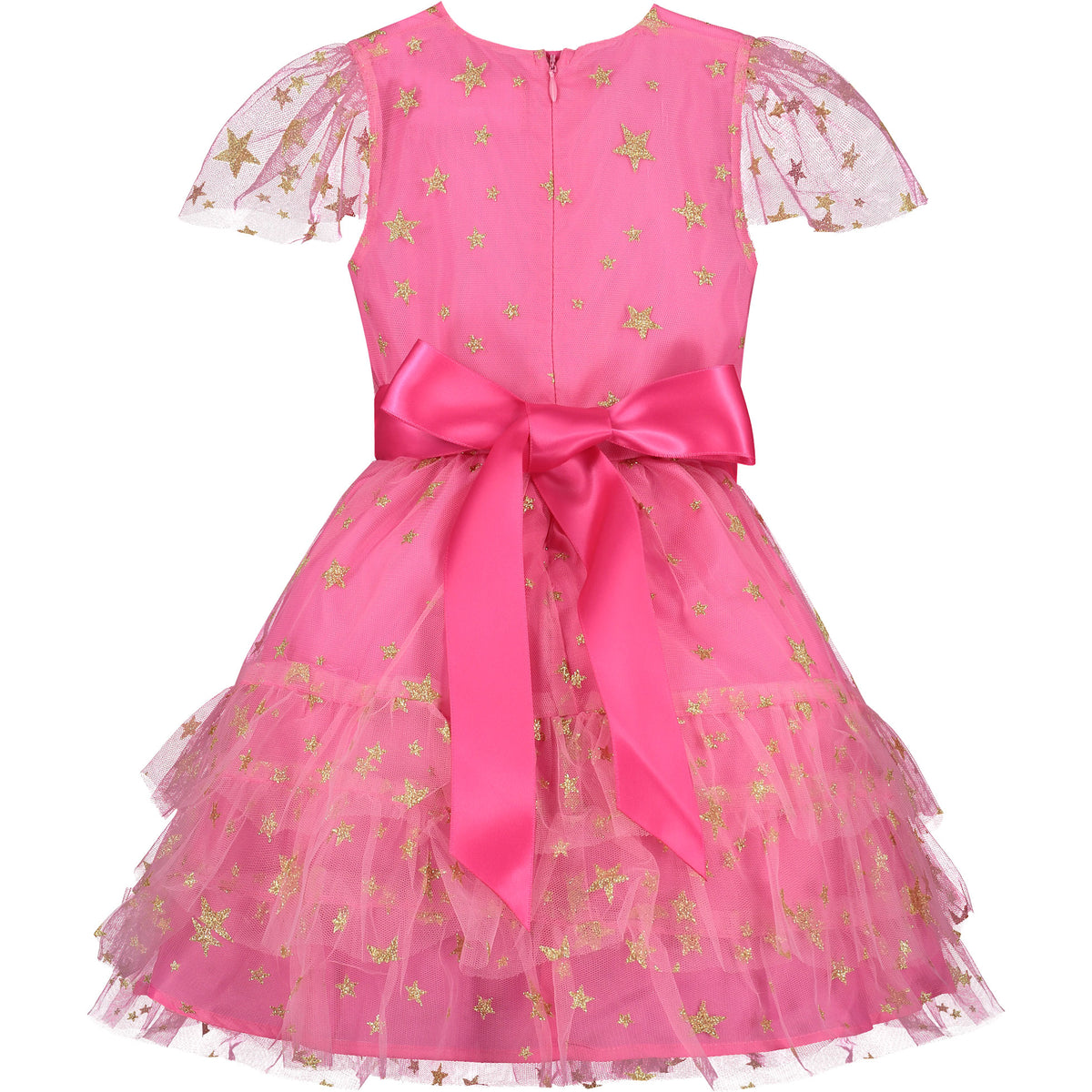 Cinderella Star Tulle Frill Luxury Party Dress Candy Pink | Holly Hastie London