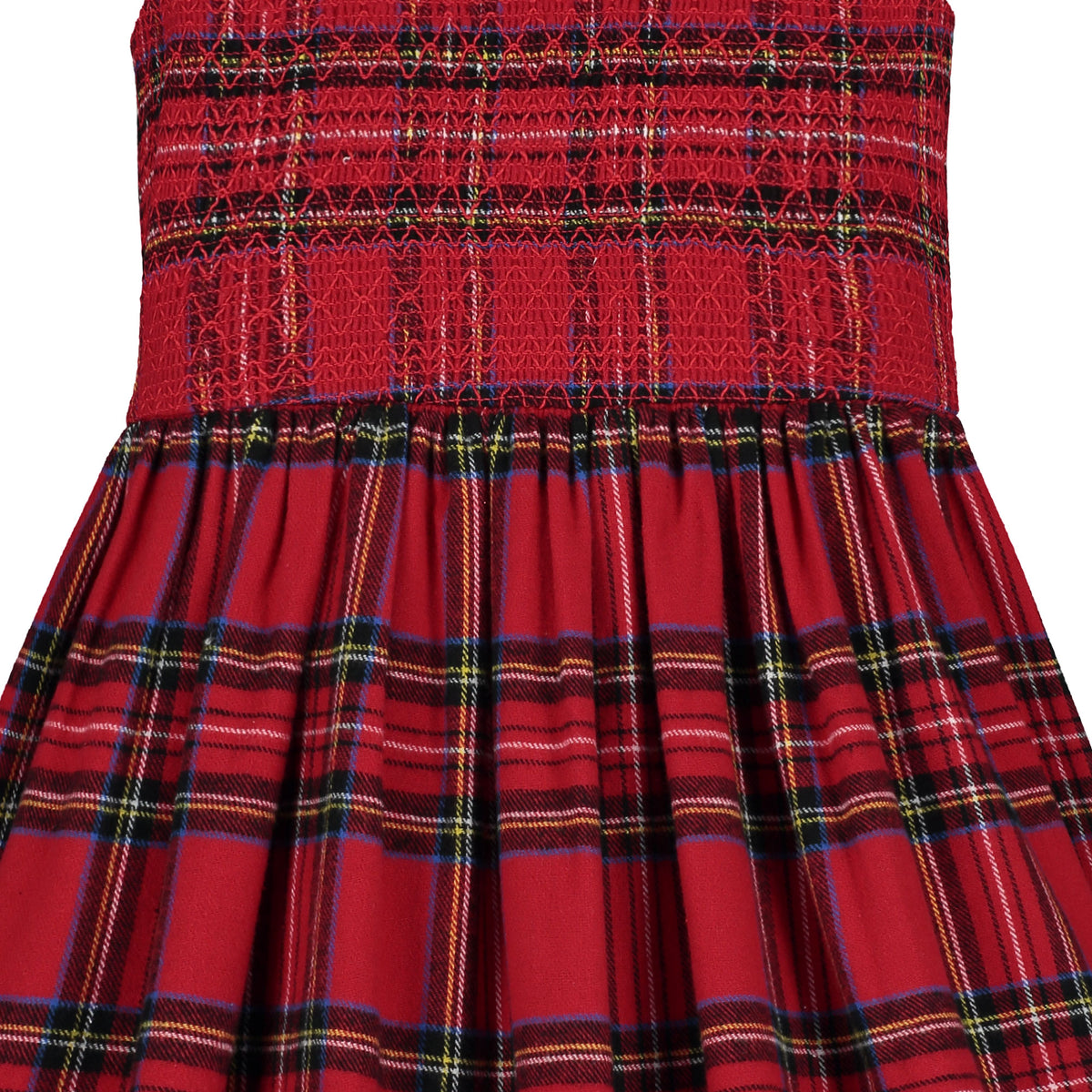 girls christmas dress smocked plaid holiday party Holly Jolly Hi-Lo Plaid Holiday Dress Mia Belle Girls, Green, 7-8