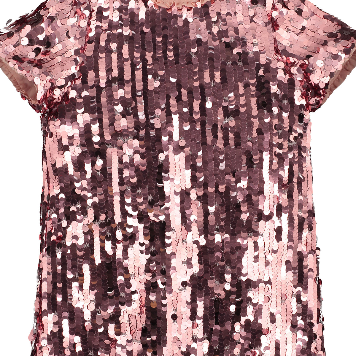 Girls Party Dress Coco Sequin Blush Pink | Holly Hastie London