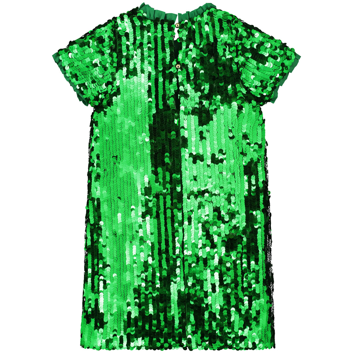 Girls Party Dress Coco Sequin Emerald Green | Holly Hastie London