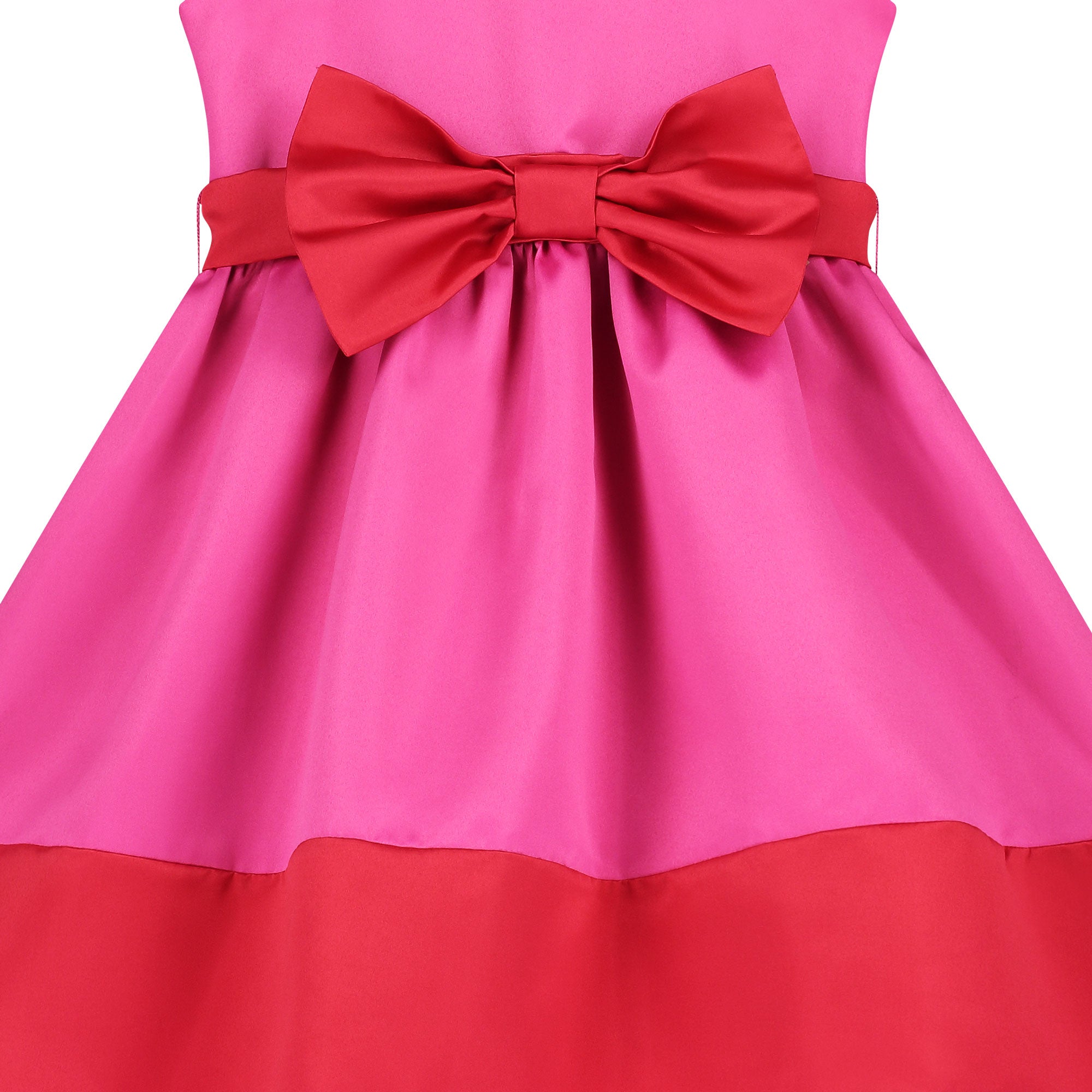 slim fit dress slacks Girl Christmas Dress Baby Girl Christmas Dresses Toddler Red Embroidery Princess Birthday Party Dress, Wine Red / 3-4 Years (110cm) main image 0