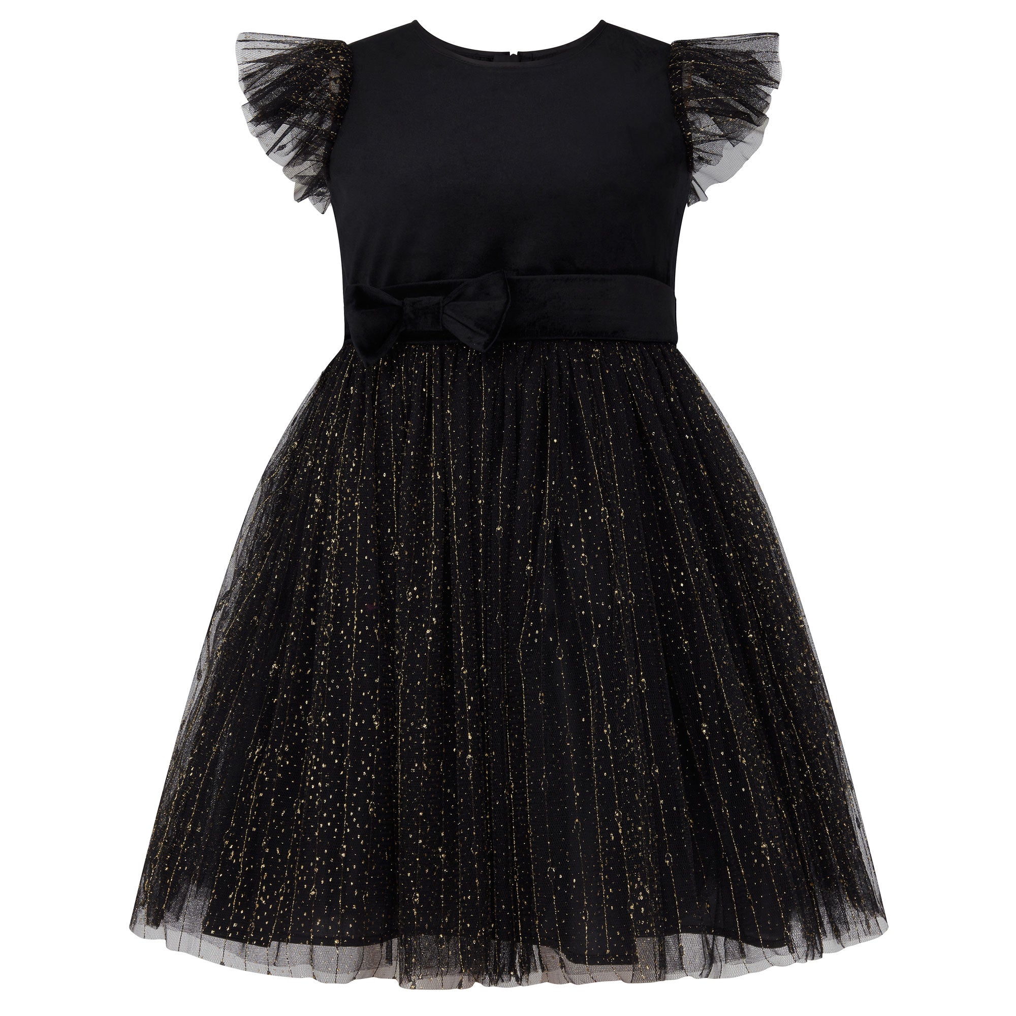 Wednesday Velvet & Glitter Tulle Girls Party Dress Black | Holly Hastie London Holly Hastie | Girls Fashion Wednesday Velvet & Glitter Tulle Girls Party Dress Black | Holly Hastie London Holly Hastie | Girls Fashion